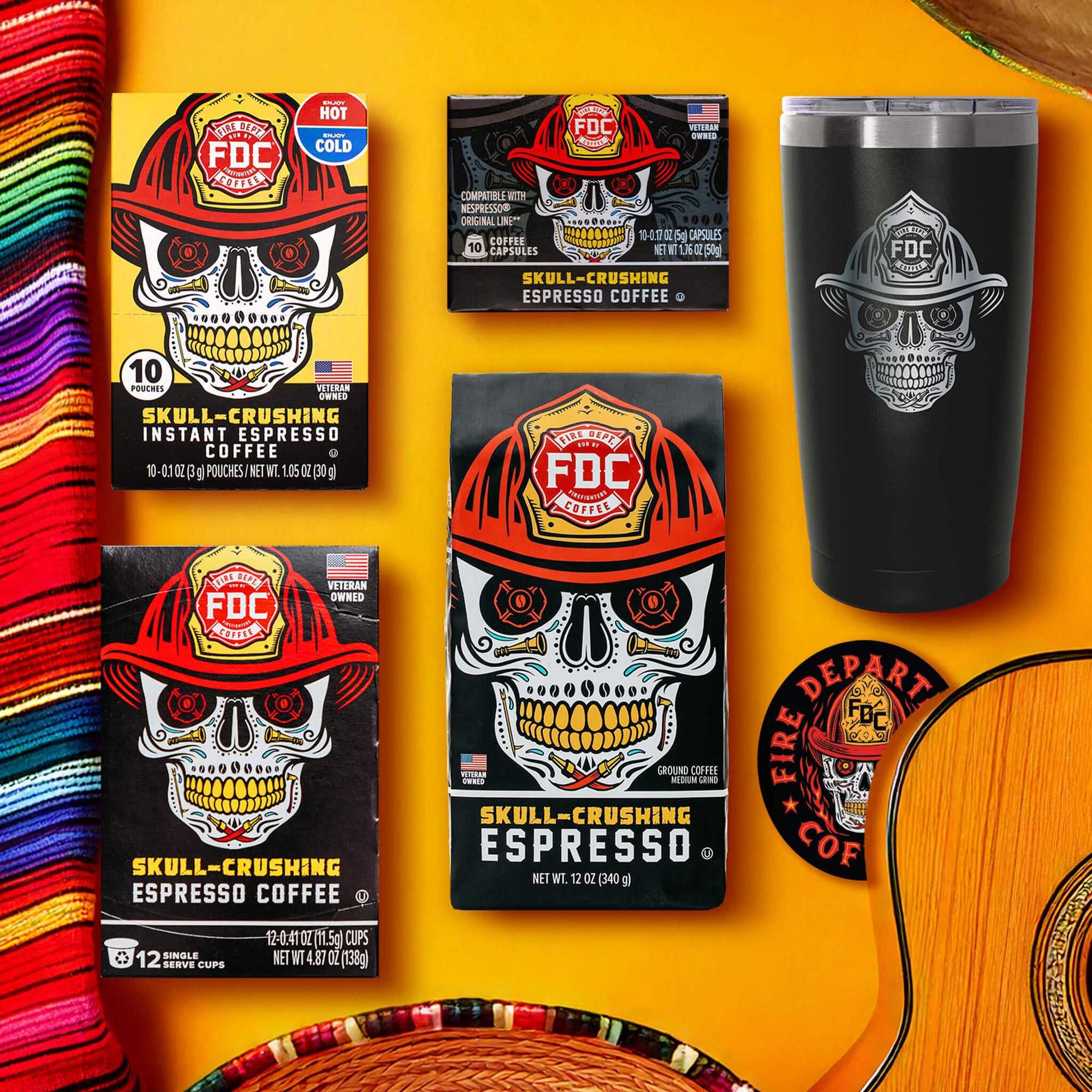 The Skull Bundle from Fire Dept. Coffee