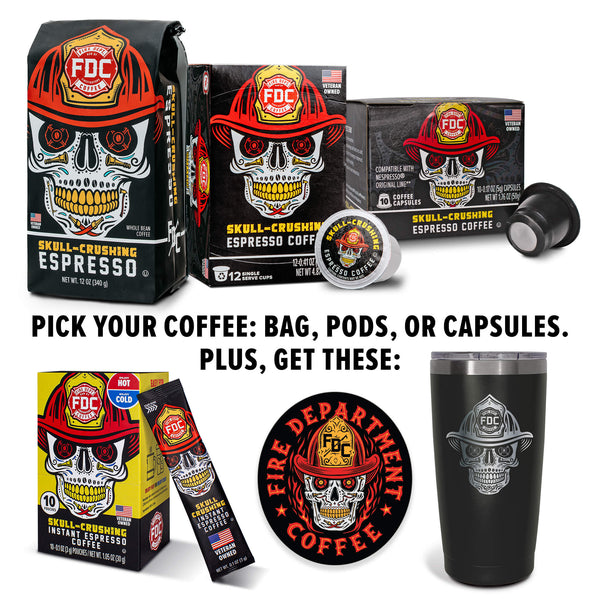 The Skull Bundle from Fire Dept. Coffee