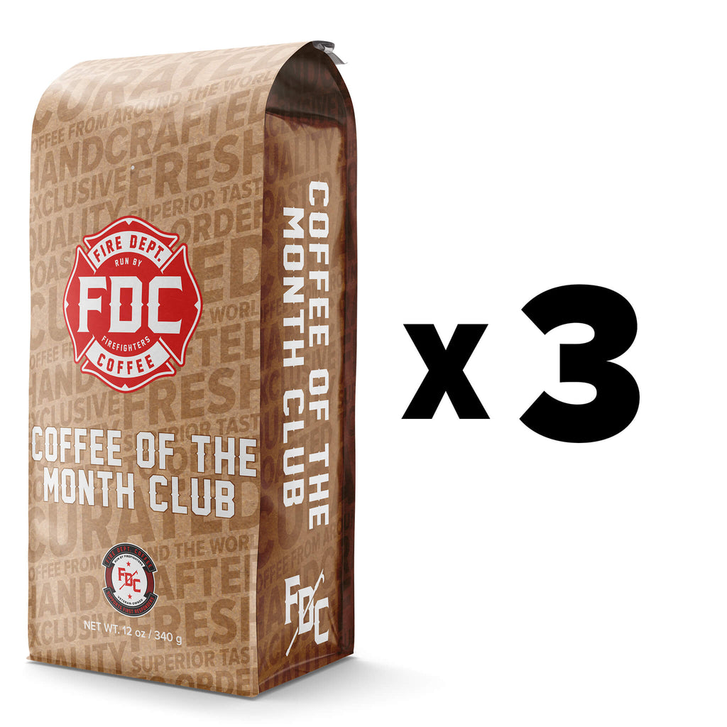 3 month subscription for Coffee of the Month Club