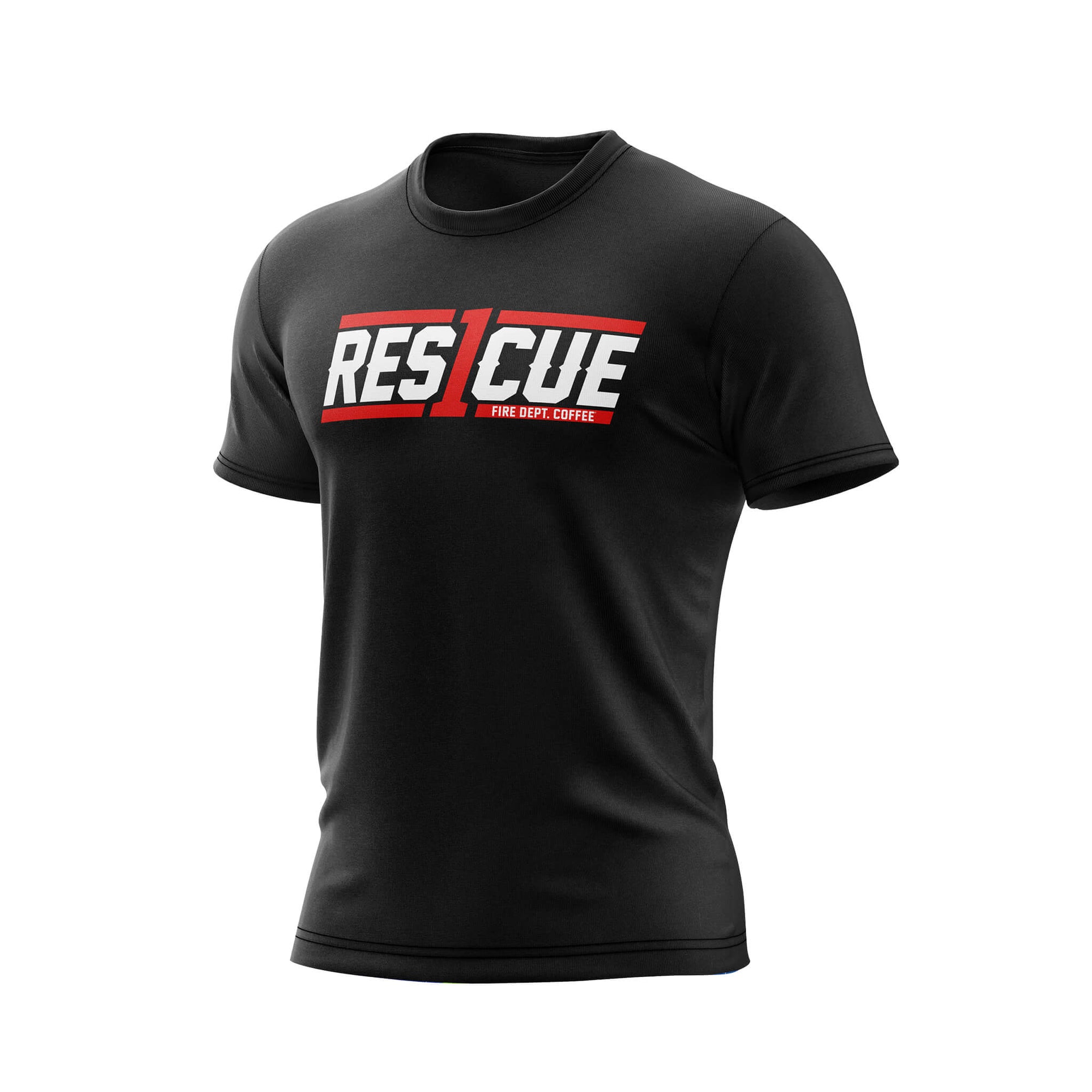 The front of the Rescue1 Shirt, featuring the Rescue1 logo.